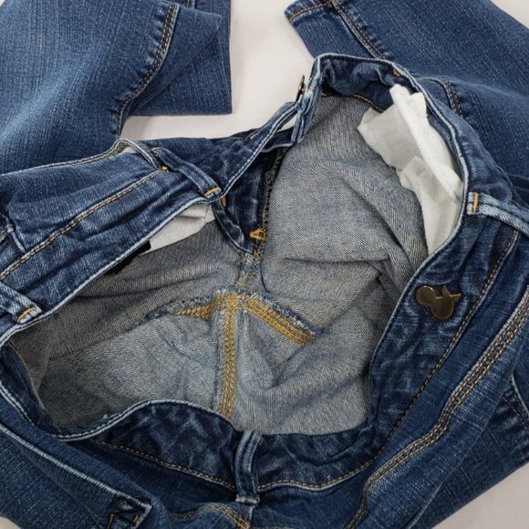 H&M Womens Skinny Stretch Low Waist Denim Blue Jeans Size 31 - Picture 8 of 8